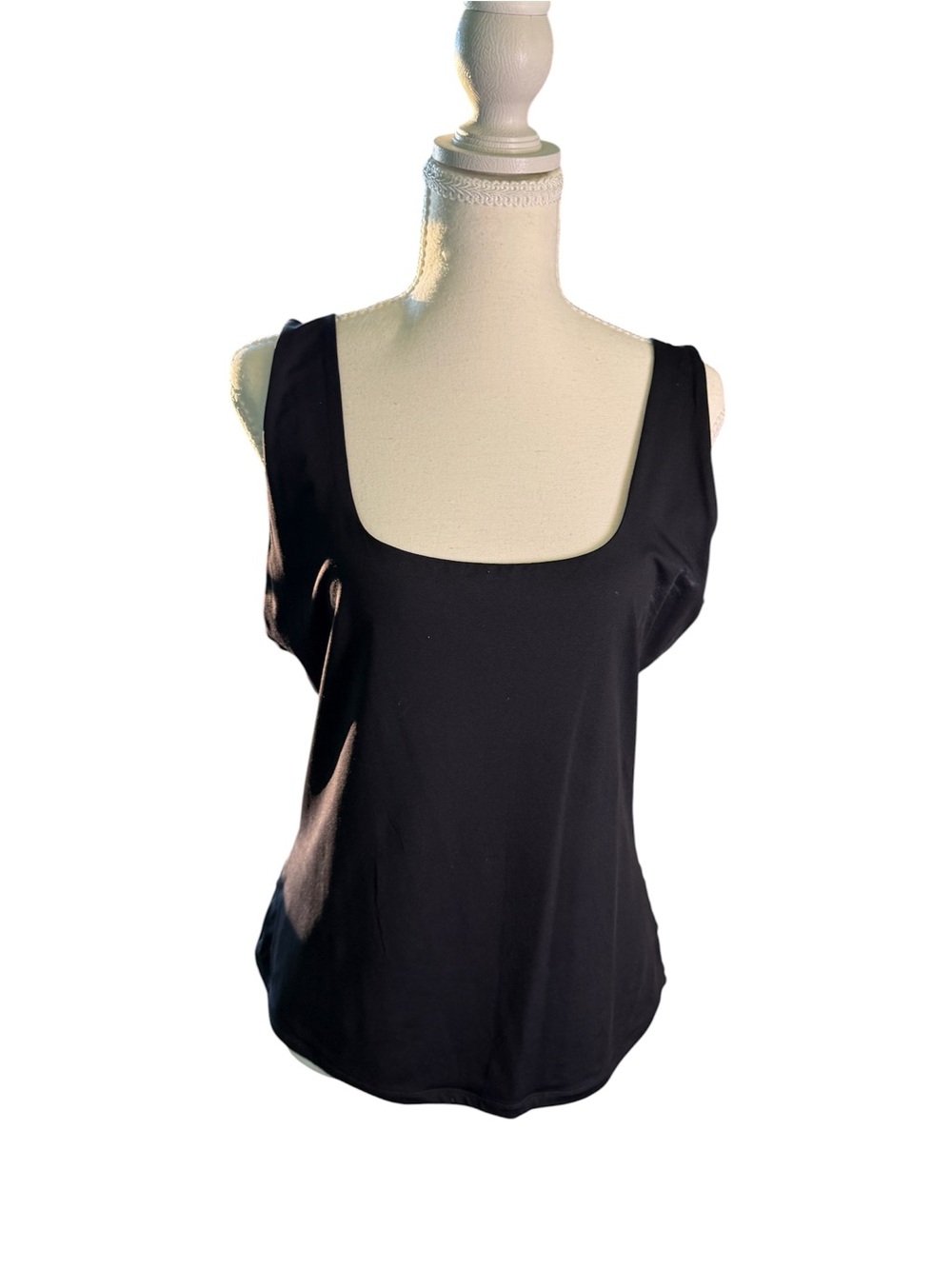 Women's PUMIEY Black Scoop Back Tank Top